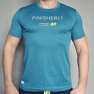 JP Morgan Chase - Corporate Challenge 2017 Tshirt - active wear, Small - Teal